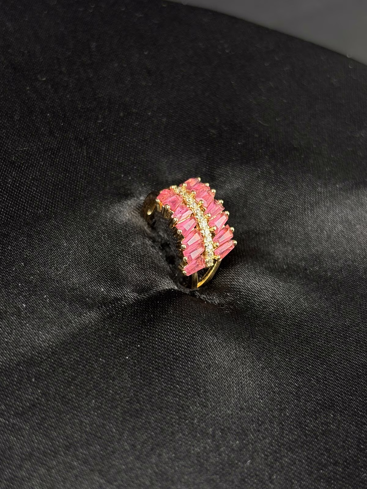 Rose Baguette Ring