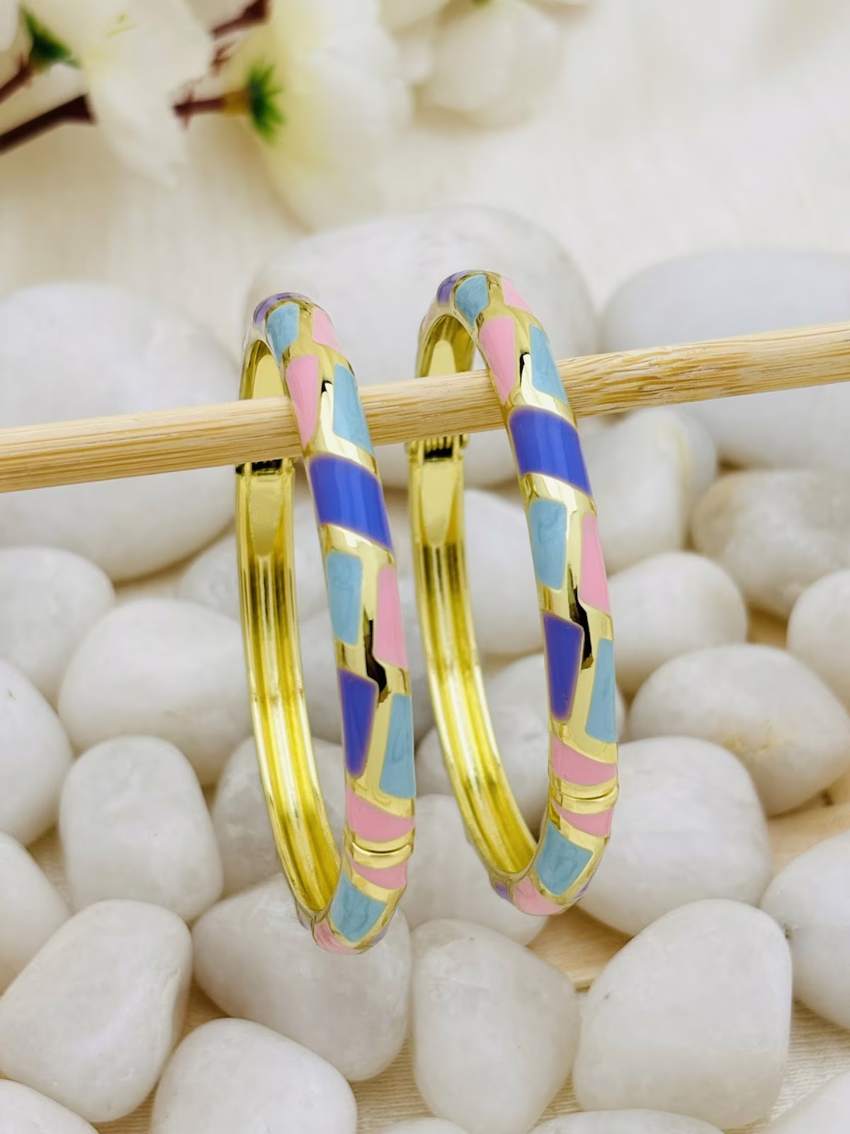 Prism Meenakari Kada