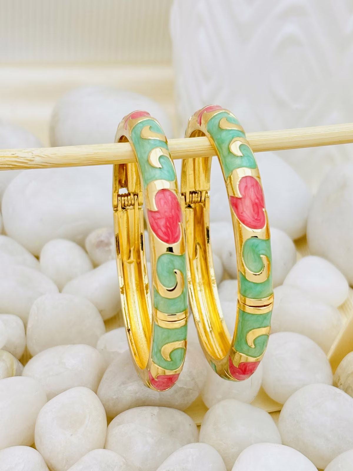 Pastel Mosaic Meenakari