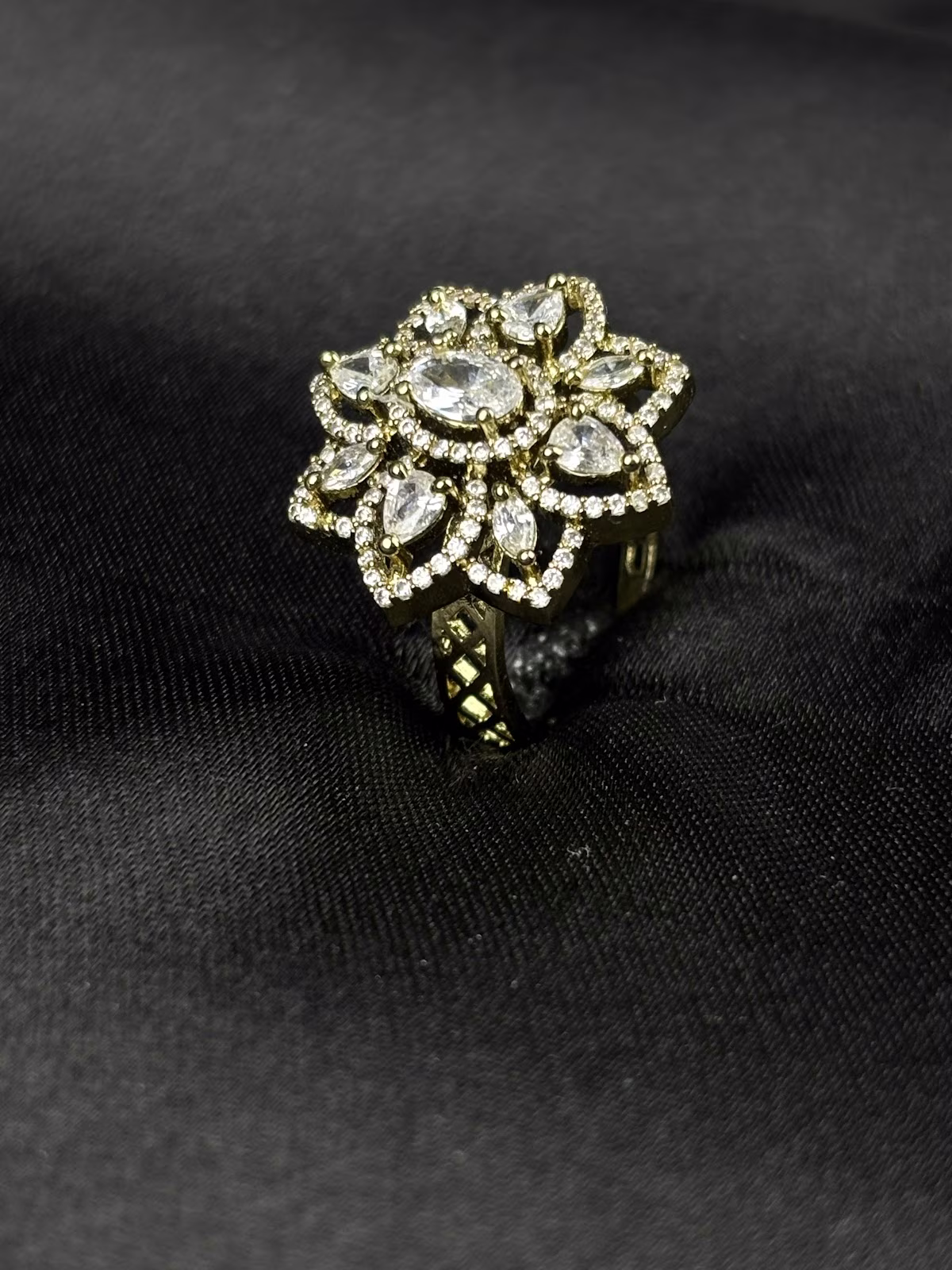 Radiant Floral Ring