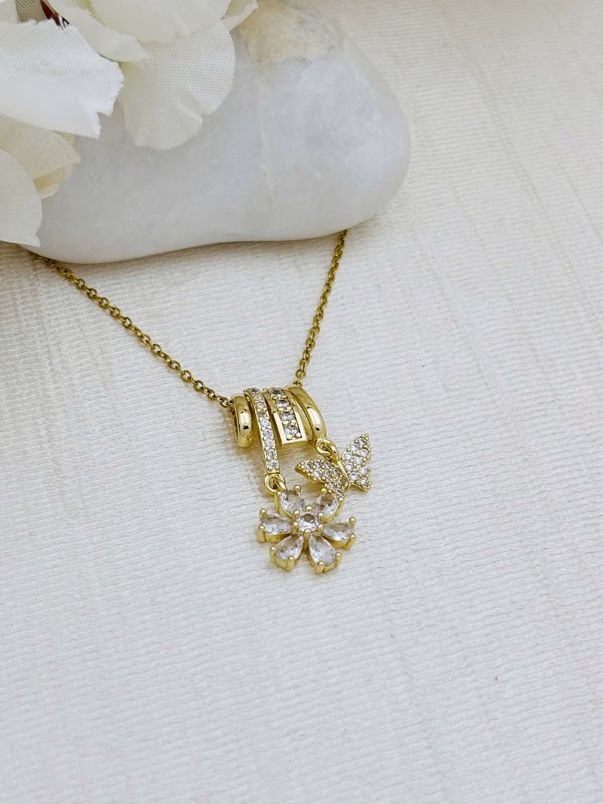 Crystal Butterfly Charms