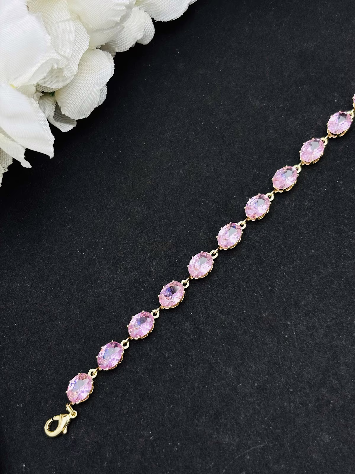Rose Oval Bracelet