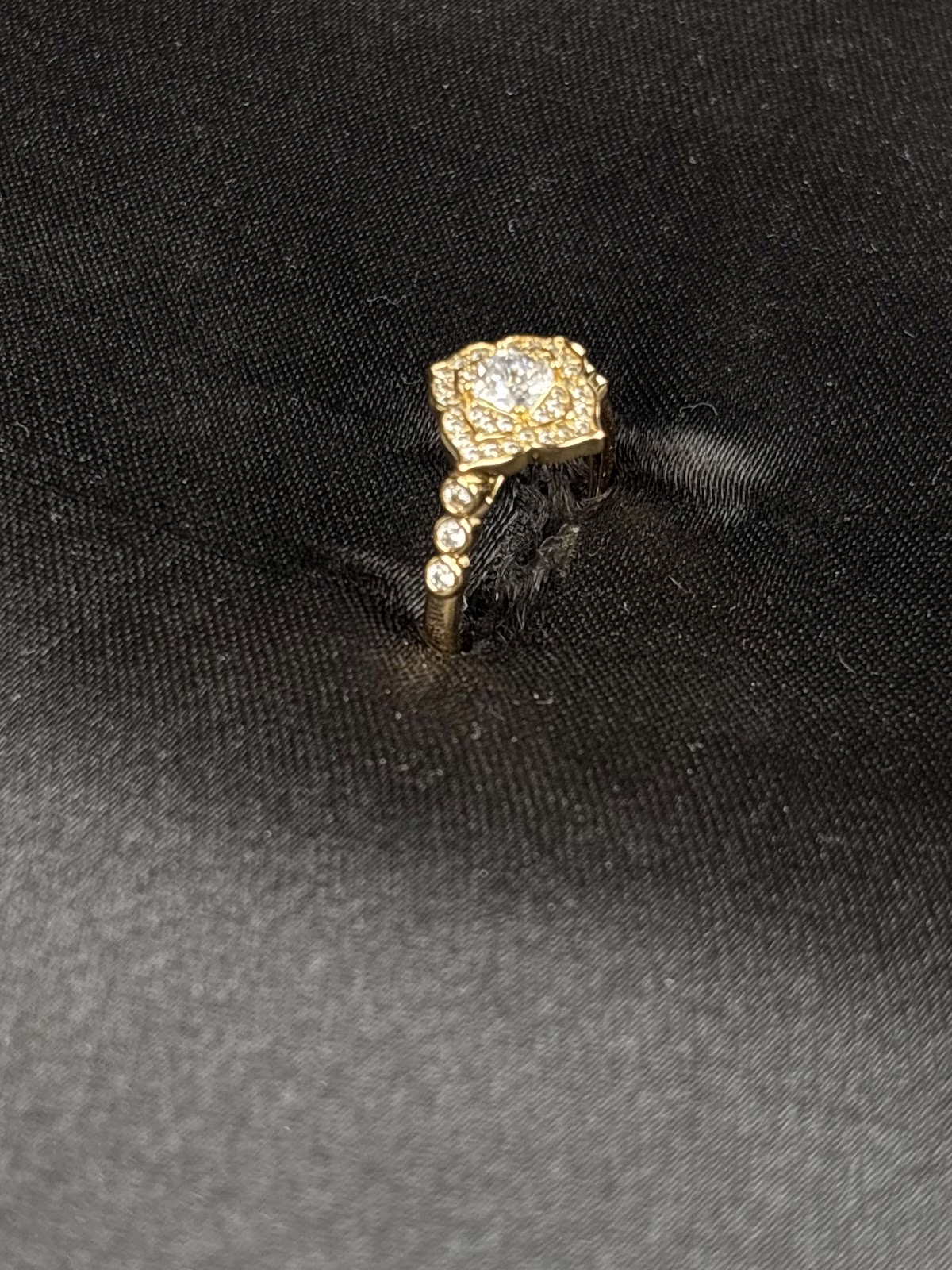 Square Halo Ring