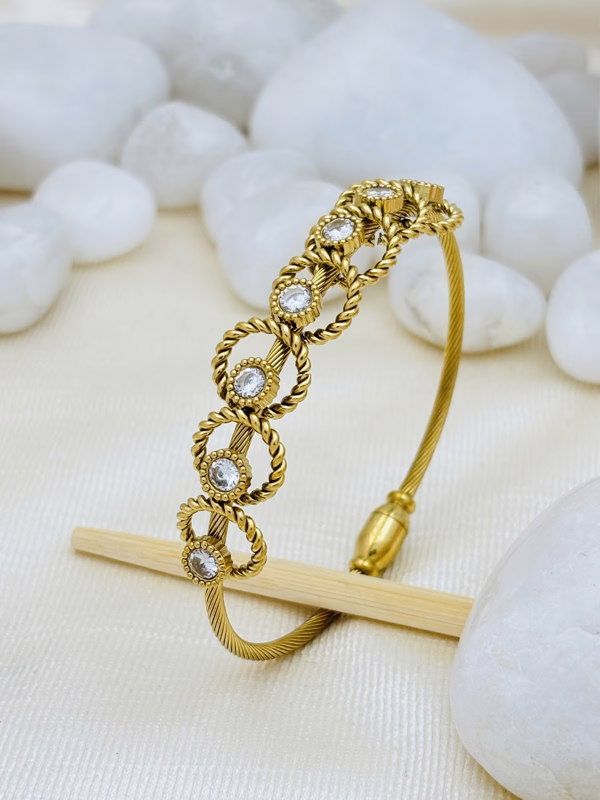 Crystal Loop Bracelet