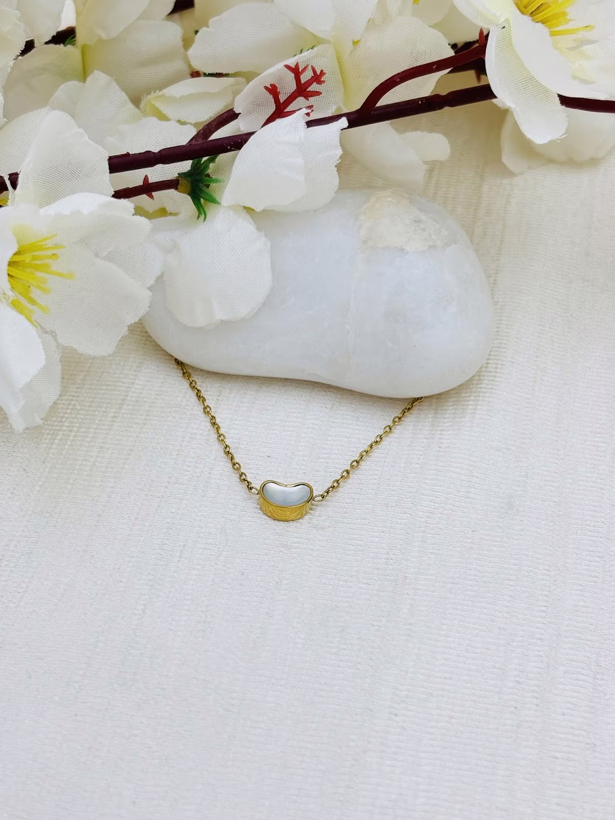 Ivory Crescent Pendant