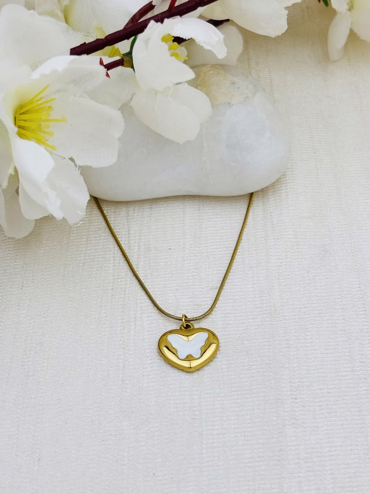 Butterfly Heart Pendant
