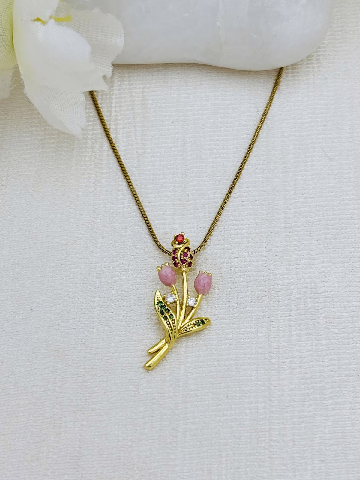 Blush Bouquet Pendant