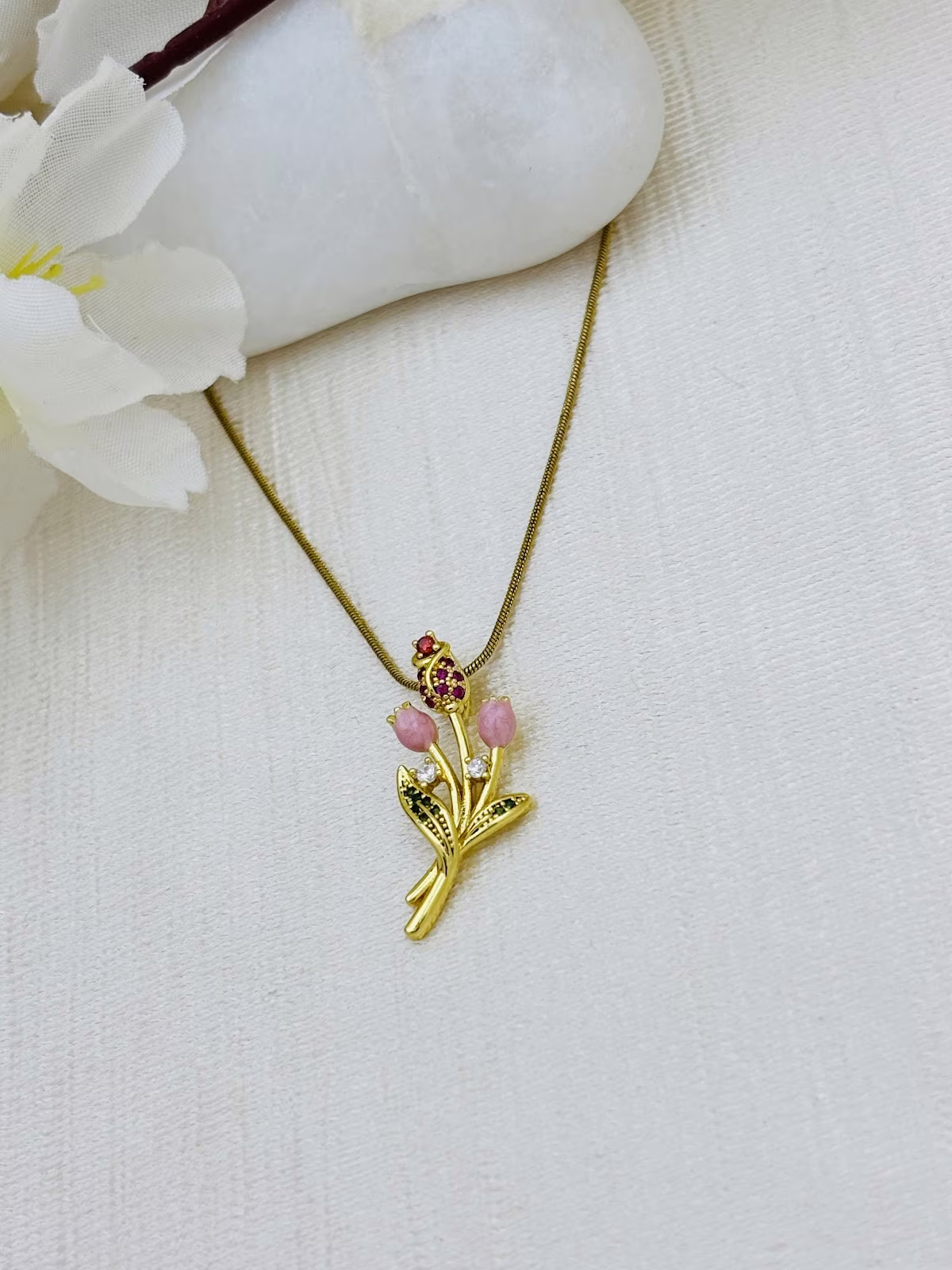 Blush Bouquet Pendant